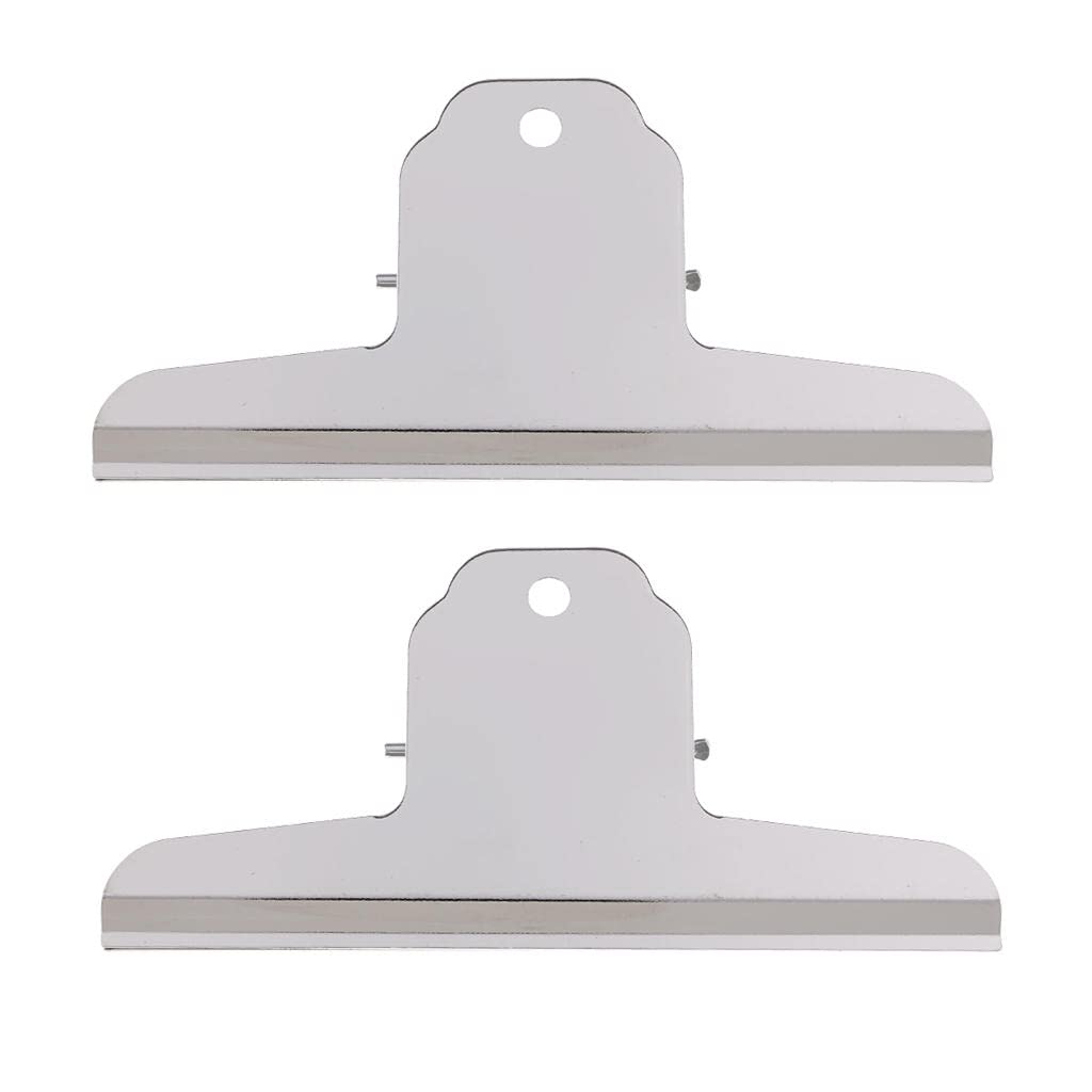 Milageto Extra Large Clips, 2 Pack 4-6 Inch Stainless Steel Jumbo Giant Binder - 14.5cm