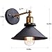 Oak Leaf Black Metal Wall Sconce Adjustable 240 Degree,Industrial Vintage Sconce Lighting Shade Wall Light Fixtures for Bedroom Club