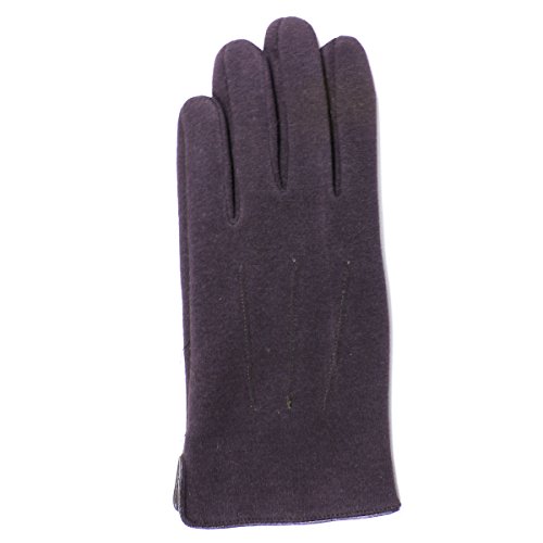 LL- Mens Warm Touch Screen Gloves for Smartphone Texting- Fleece Lined, Midweight (Large/XLarge, Brown)