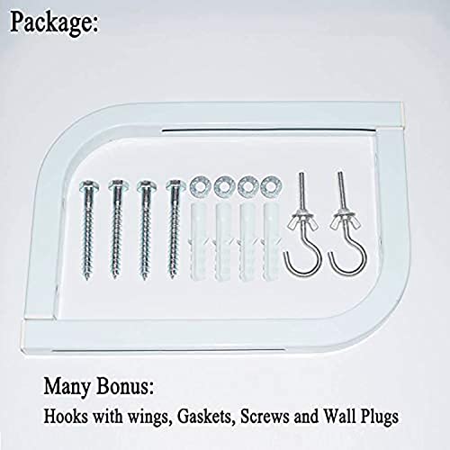 2BeBest Universal Projector Screen Mount LBracket 11 in Longer Wall