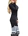Sherosa Womens Long Sleeve Casual Round Neck Loose Tunic Top Blouse T-Shirt (XXL, Black)