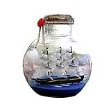 LAMF Drift Bottle Decor, Sailing Boat in Wishing