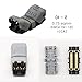 Electrical Wire Connectors, Dual Way Straight Connection Quick Splice 20-19 awg with No Stripping of Wires ( Pack of 10 )