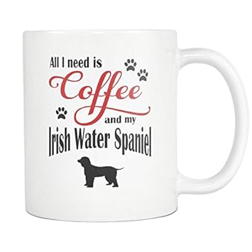 Amazon Com Irish Water Spaniel Coffee Dog Lover Mug 11oz White