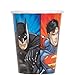 DC Comics Justice League Superheros Birthday Party Supplies Pack Bundle Serves 16 ; Plates, Cups, Napkins, Banner, & Table Cover