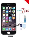 for iPhone 7 Plus (5.5) Screen Replacement Black Full Assembly LCD 3D Touch Digitizer Display with Repair Tools and Screen Protector
