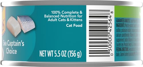 FRISKIES CAT FOOD SEA CAPTAIN’S CHOICE, 5.5 OZ