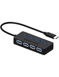 Sabrent USB tipo C a Concentrador USB 3.0 de 4 puertos (hb umc4 o)