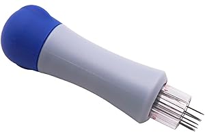 MUCH HOTTER Needle Felting, Felting Needle Tool with 7 Needles, Needle Felting Stitch Punch Tool - Wool Felt Needle Tools - Felting Starter Kit for DIY Patchwork & Craft - Make Beautiful Felt Animals & Patterns