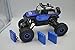 WESIPI Blomiky C182 1:18 4WD Alloy Blue Monster RC Cars Toy Off-Road Remonte Control Vehicle Rock Crawler Buggy Toy for Boy Kids C182 Blue