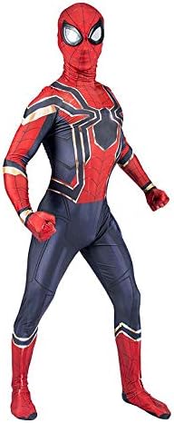 Iron Spiderman Costume Cosplay Halloween Costume Cosplay Suit Homecoming from Infinity War Adult 100% Spandex