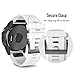 ANCOOL Compatible with Fenix 6 Pro Bands Soft Silicone Easy Fit 22mm Watch Bands Replacement for Fenix 6/ Fenix 6 Pro/Fenix 5 Plus/Fenix 5 / Forerunner 935/ Forerunner 945 Smartwatches, White