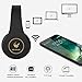 OldShark V7 Bluetooth Headphones Over Ear, Stereo Wireless Headsets with Microphone, Foldable Earphones, Lightweight, Soft Earmuffs, Wired Mode for PC/Cell Phones/TV