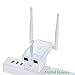 WiFi Extender Mini N300 Wireless WiFi Router Support Repeater/AP/Router Mode 2.4GHz WiFi Signal Amplifier with External Antennas and 2 Ethernet Port for High Wi-Fi Coverage