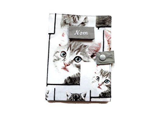 Couverture Carnet De Sante Ou Passeport Pour Chats Nom Brode Chatons Roux Amazon Fr Handmade