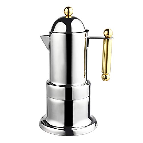 MyLifeUNIT Stovetop Espresso Maker - Moka Pot - 4 Cups / 200 ML