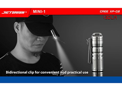 Combo: 2017 Jetbeam MINI-1 Titanium Keychain light w/ 2016 Mini-1 at 50% OFF - Thumbnail 3
