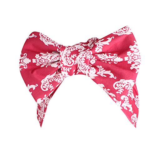Women Hats Fashion, ZOMUSAR Women Retro Country Garden Printing Bow Hat Turban Brim Pile Cap (H)