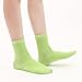 QIAN SOU Women's Ankle Socks Low Cut No Show Casual Cotton Socks 4 pack (Shoe Size: 6-12 Sock Size: 5-9)