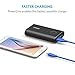 Anker PowerLine Micro USB (1ft) - The World's Fastest, Most Durable Charging Cable, with Kevlar Fiber and 10000+ Bend Lifespan for Samsung, Nexus, LG, Motorola, Android Smartphones and More (Blue)
