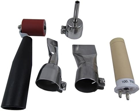 flat welding nozzle and heat element&amp;roller for plastic welder hot air gun