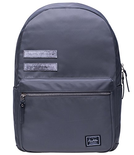 KAUKKO Laptop Outdoor Backpack, Travel Hiking& Camping Rucksack Pack, Casual Large College School Daypack, Shoulder Book Bags Back Fits 15" Laptop & Tablets (02grey)