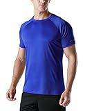 TSLA Men's Workout Running Shirts, Quick Dry