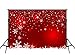 Kate 7x5ft Christmas Backdrops for Photography Snowflake Red Photo Backdrop Studio Background