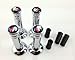 BMW M POWER CHROME DOOR PIN SET 4 pcs