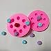 Huaifu Xiaolajiao Blueberry Respberry Molds for Cupcakes Topper Fondant Cake Decorating Ice Cube Baking Tools Chocolate Candy Making Mould 2 packs Icecube Silicone Molds