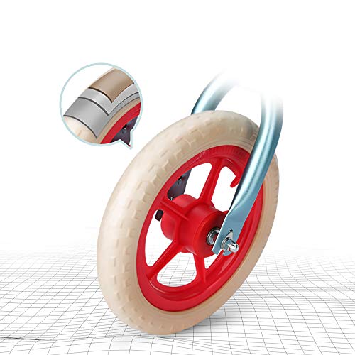 Balance Bike for Kids, 12 Inch No Pedal Kids Bicycle for 2-5 Years Old, Toddler Walking Bicycle, Adjustable Height, Anti-Vibration Structure, Made of Aluminium Alloy, Indoor Outdoor Activities