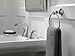 Delta Faucet Ashlyn Widespread Bathroom Faucet, Chrome Bathroom Sink Faucet, 3 Hole Bathroom Faucet, Diamnod Seal Valve, Metal Drain Assembly, Chrome 3564-MPU-DST