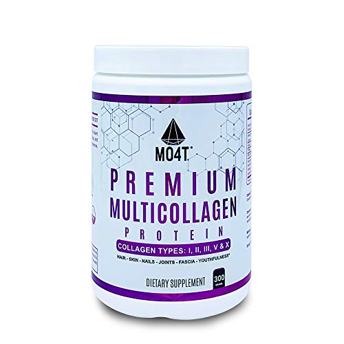 MO4T Premium Multi Collagen Powder Type 1,2,3,5,10 SugarFree, Keto