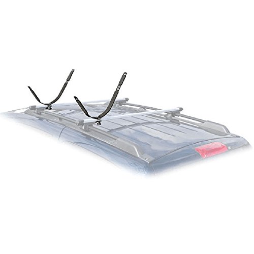 Kayak Canoe SUP Racks Roof Rack Set 2 J-Racks Top Frame Carrier Holder Fits Vehicle Truck Cross Bar