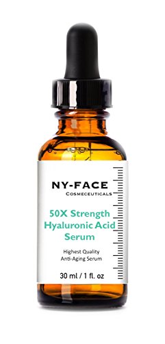 NY FACE's 50x strength Hyaluronic Acid with Vitamin C, Vitamin E