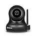 Dericam 720P HD WiFi Pan/Tilt IP Camera (1.0 Megapixel) Indoor Wireless Security Camera (Black), Plug & Play, 4X Digital Zoom, Two-Way Talk & Nightvision