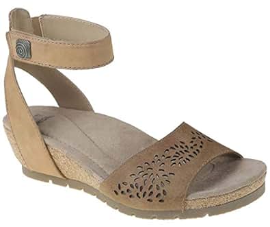 Amazon.com | Earth Origins Women's Kendra Krystal Suntan 7.5 M US | Sandals