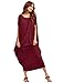 Verdusa Women's One Off Shoulder Caftan Sleeve Harem Maxi Dress Burgundy L