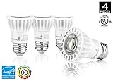 Hyperikon PAR16 LED Bulb, 8W (50W equivalent), 500 lumen, 2300K (Amber Glow), CRI90+, Flood Light Bulb, 40° Beam Angle, Medium Base (E26), Dimmable, ENERGY STAR & UL-Listed - (Pack of 4)