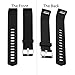 KingAcc Fitbit Charge 2 Bands, Soft Accessory Replacement Band for Fitbit Charge 2, With Metal Buckle Fitness Wristband Strap Women Men (1-Pack, Black, Small)