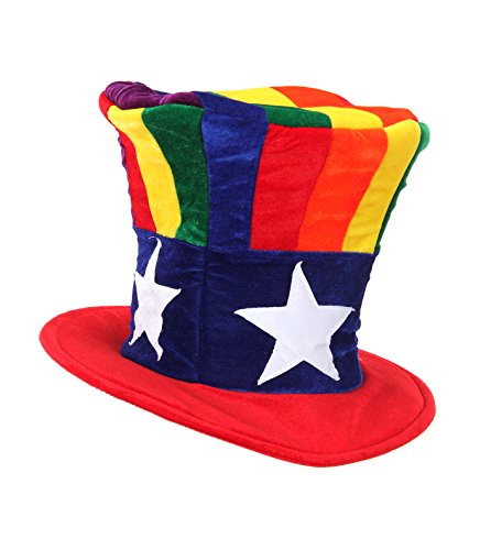 Rainbow Uncle Sam Hat by elope