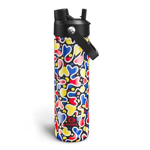 encool Insulated Water Bottle with Straw 26 oz Midnight Pop