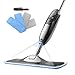 iTvanila Hardwood Floor Mop, Spray Microfiber Mop with 4 pcs Reusable Microfibre Pads, 360 Degree Rotating Easy to Clean Dry/Wet Mop for Hardwood Floor, Wood, Laminate, Tile.MOP-W1