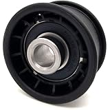 Phoenix Mfg. Flat Idler Pulley, 2'' Flat Diameter, 1/2" Bore, Plastic
