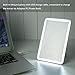 LE LED Makeup Mirror with Light around It, Portable, USB Rechargeable, Smart Touch Screen, Dimmable, Natural Daylight Light, Compact, White Light up Mirror with Stand, Countertop Ring Lighted Mirror