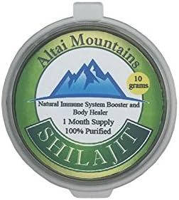 Authentic &amp; Pure Shilajit Resin from Altai Mountains 10 grams 1 Month Supply