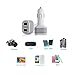 Car Charger, Aibocn 3.4A 17W Dual USB Port Car Charger Portable Travel Charger for Smartphoes and Tablets, Fits iPhone 6S 6 Plus 5S 5C 5 4S, iPad, Ipod , Samsung Galaxy /Tab, OnePlus and More (White)