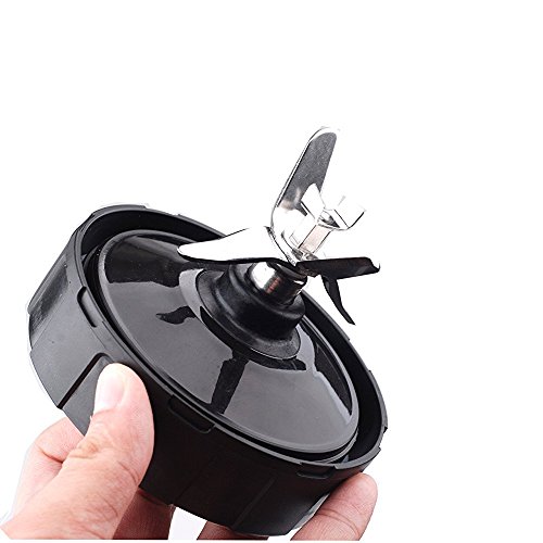 Biaze Replacement Blender Blade 7 Fins - Replacement Parts With Extra 2 Gasket Rubber O-Ring For Nutri Ninja 1000W BL450 BL454Q BL456 BL480 BL480D BL481 BL482 BL486CO Blender Juicer Mixer