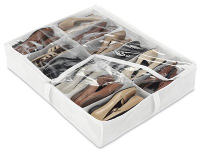 Whitmor 12 section underbed shoe bag