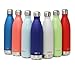 MIRA 25 Oz Stainless Steel Vacuum Insulated Water Bottle - Double Walled Cola Shape Thermos - 24 Hours Cold, 12 Hours Hot - Reusable Metal Water Bottle - Leak-Proof Sports Flask - Red